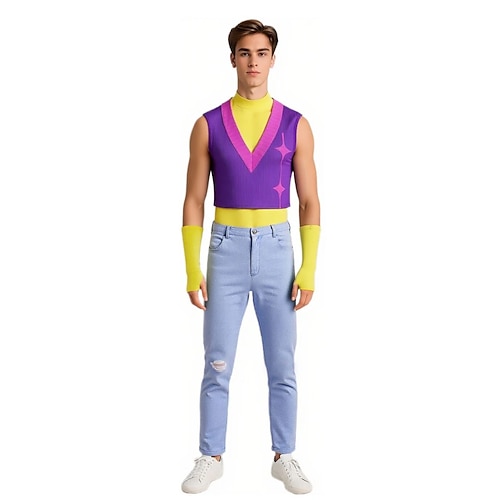 Von koreanischen Idolen inspiriert Popstar Geheimnis Kostüm Festkleidung Virtuelles Idol Film Cosplay for Herren Erwachsene Halloween Karneval Leistung Comic-Konzert Anime Expo Image