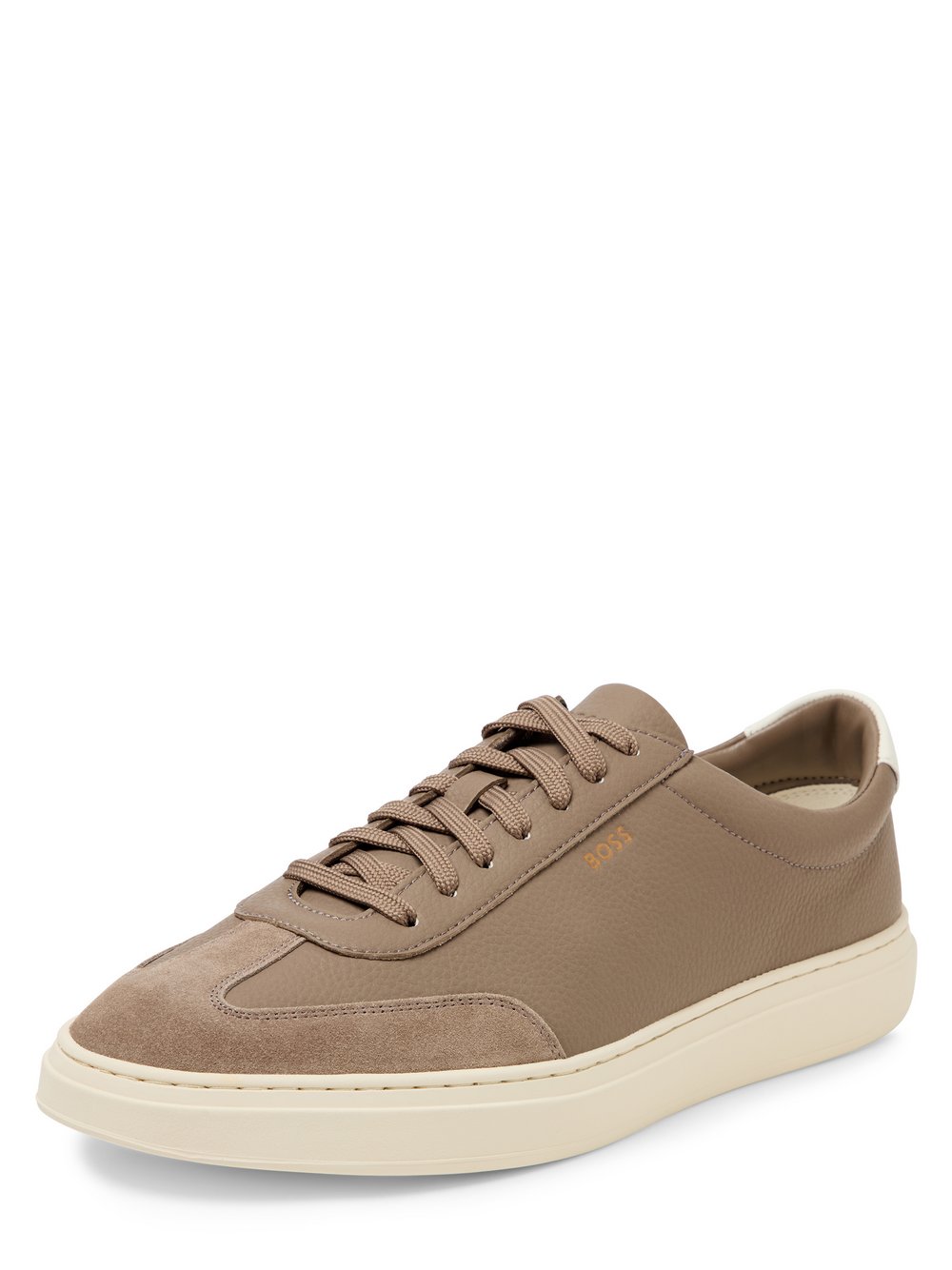 BOSS Leder-Sneaker Herren taupe, 43 Image