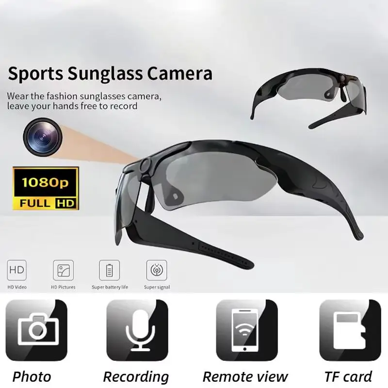 Xiaomi 1080P HD Kamera Smart Gläser Mini Kamera Outdoor Fahrrad Motorrad DVR Video Überwachung Tragbare Recorder Gläser Heißer Image