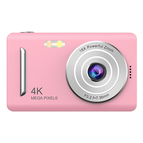 4K Digitalkamera 48 Megapixel HD Fotografie Reise Selfie Kamera 2,4 Zoll Bildschirm Antischock 16X Zoom Studenten Selfie Mini Kamera Valentinstag Geschenk Image