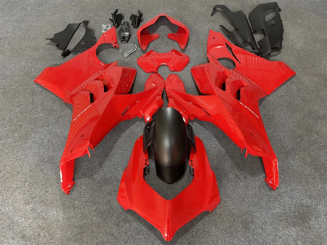 Für Panigale v4 v4s verkleidung kit 2018 2019 2020 2021 2022 hohe qualität ABS injection body kit rot Image