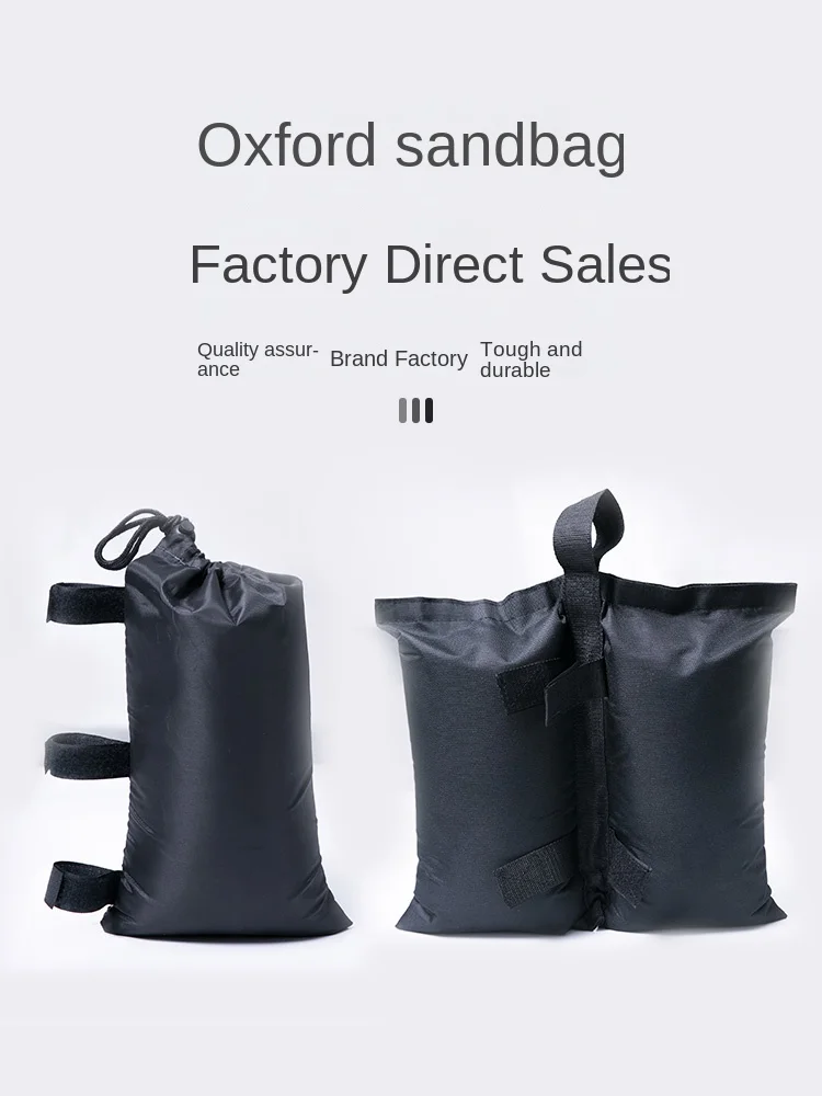 Zusammenklappbares Werbezelt, Regenüberdachung, Präsentationszelt, fester, schwerer Sandsack, Sandsack zur Wind- und Sturzprävention, Sandsack Image