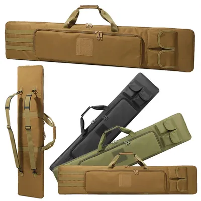 120cm Rifle Gun Bag Case Soft Gun Bag Tactical Shotgun Storage Bag Rifle Carrier Pouch Hunting Gun Backpack for Outdoor Hunting