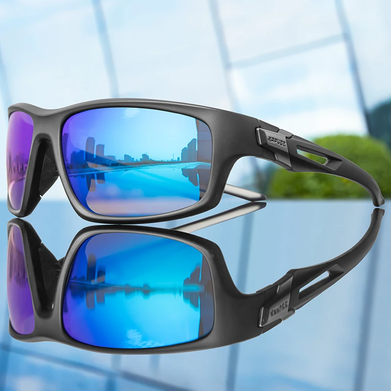 KAPVOE Männer Polarisierte Angeln Sonnenbrille MTB Radfahren Sonnenbrille Radfahren Gläser Outdoor Sport Frauen BrillenRennrad Gläser Image