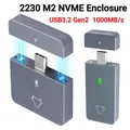 M.2 NVMe 2230 custodia SSD adattatore USB C 10Gbps USB3.2 Gen2 custodia esterna per M2 2230 NVMe SN740/SN530 520/PM991a/BG4/BC711