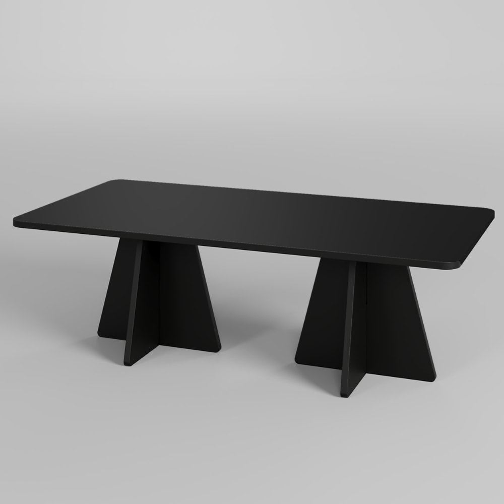 Table basse design noire