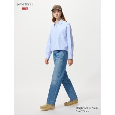 Uniqlo - Straight Jeans - Blue - 34inch