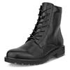 Schnürstiefelette ECCO "METROPOLE VIENNA", Damen, Gr. 37, schwarz, Leder, klassisch, Schuhe, Schnürboots, Klassik-Stiefelette mit Dual-Fit-Innensohle