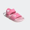 Badesandale ADIDAS SPORTSWEAR "ADILETTE SANDALE", Gr. 34, bliss pink, cloud weiß, clear pink, Synthetik, sportlich, Schuhe, mit Klettverschluss