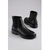 Chelseaboots ANISTON SHOES, Damen, Gr. 36, schwarz, Lederimitat, klassisch, Schuhe, Stiefelette, Blockabsatz, mit breitem Stretch - NEUE KOLLEKTION