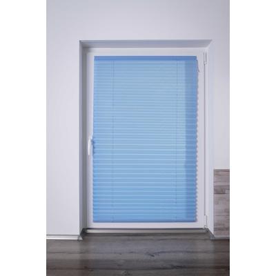 Plissee K-HOME "COMO", blau (iceblau), B:80cm H:80cm, Obermaterial: 100% Polyester, Plissees Image