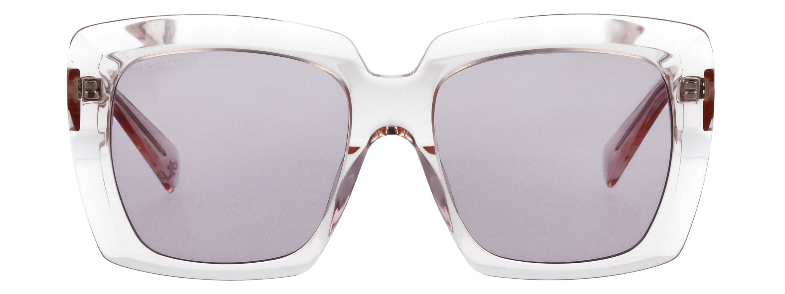 Sonnenbrille MARC O'POLO "Marc O'Polo EYEWEAR Sonnenbrille", Damen, Gr. onesize, transparent (rosé transparent), Sonnenbrillen Image