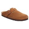 Pantoffel ROHDE "ALBA", Damen, Gr. 40, braun, Veloursleder, klassisch, Schuhe, Schlappen, Hausschuh mit leichter Laufsohle in Weite G