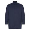 Langarmhemd OLYMP "Big & Tall", Herren, Gr. 49, N-Gr, blau (marine), Web, Obermaterial: 100% Baumwolle, unifarben, casual, comfort fit, Langarm 2-Knopf-Manschette verstellbar, Hemden, Neue COMFORT FIT BIG Kollektion, Businesshemd, New-Kentkragen