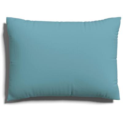 Kissenbezug SCHLAFGUT "EASY Jersey", blau (petrol mid), B:60cm L:80cm, Jersey, Obermaterial: 100% Baumwolle, Kissenbezüge, Kissenhülle mit Reißverschluss, weich und saugfähig, Kissenbezug Image