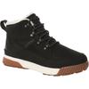 Wanderschuh THE NORTH FACE "W SIERRA MID LACE WP", Gr. 38,5, schwarz, Leder, sportlich, Schuhe, wasserdicht und wärmend