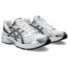 Sneaker ASICS SPORTSTYLE "GEL-1130", Gr. 39, weiß (weiß, pure silber), Synthetik, Leder, sportlich, Schuhe
