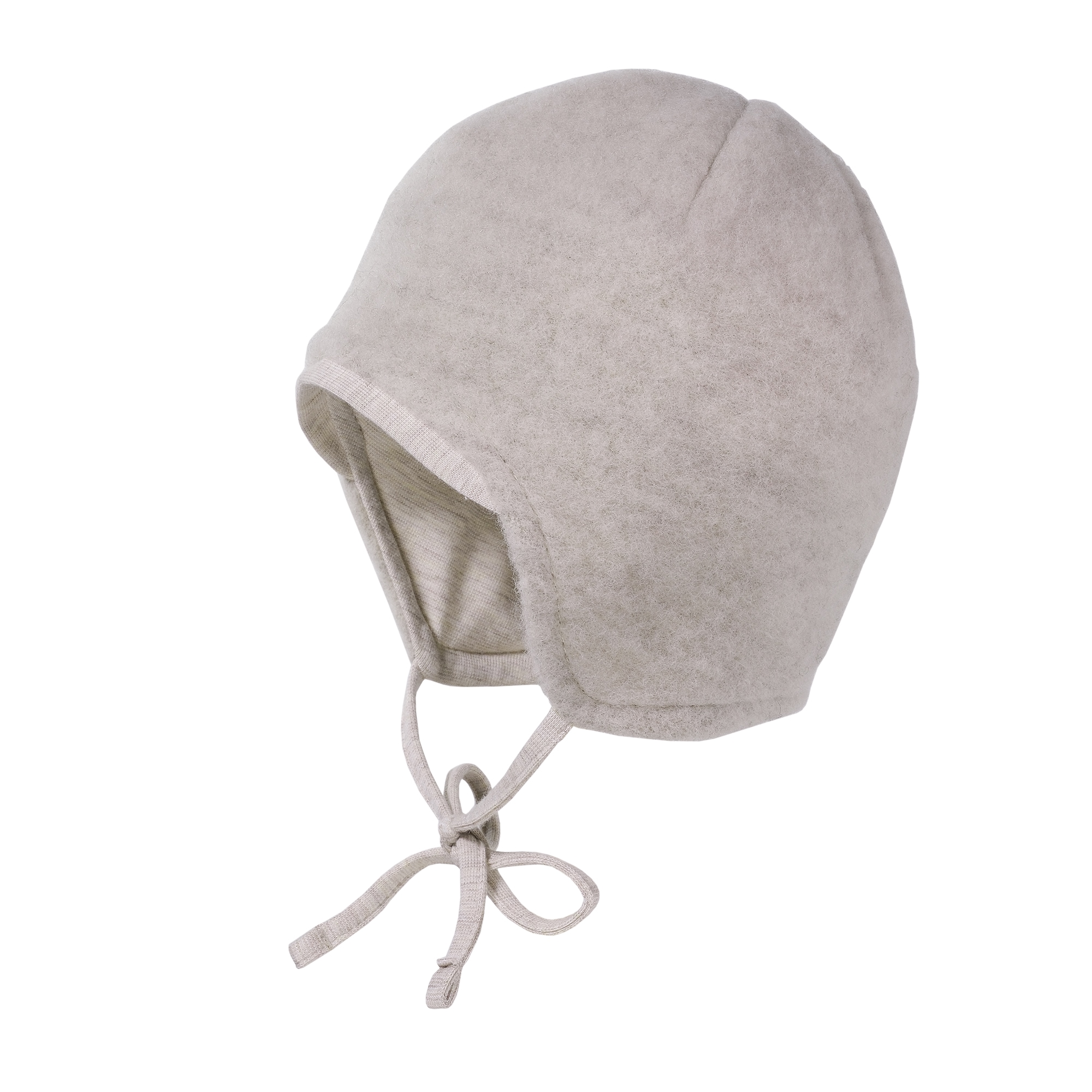 Fleecemütze MAXIMO, Baby, Gr. 41, beige (düne), Fleece, Wolle, unifarben, Mützen, Erstlingsmütze, wärmend, gefüttert Image