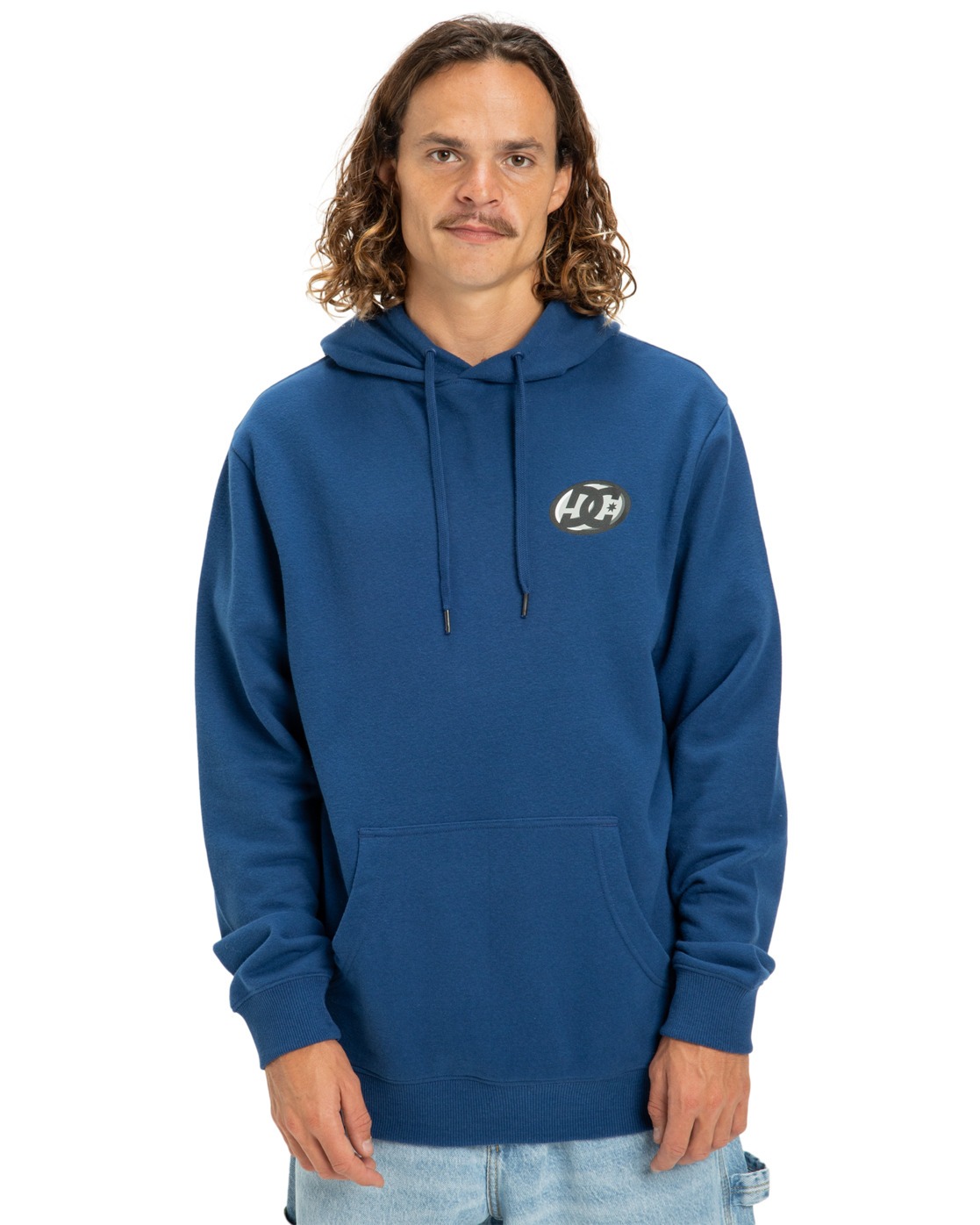 Kapuzensweatshirt DC SHOES "Fast Bubble", Herren, Gr. XS, blau (estate blau), 55% Baumwolle, 25% Baumwolle, 20% Polyester, Sweatshirts