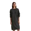 Strickkleid MARC O'POLO "aus weichem Schurwolle-Mix", Damen, Gr. 46, Normalgrößen, night grau melange, Obermaterial: 49% Schurwolle, 25% Alpaka, 24% Polyamid, 2% Elasthan; Futter: 100% Nicht verfügbar, unifarben, relaxed fit ca. Mitte Knie,...