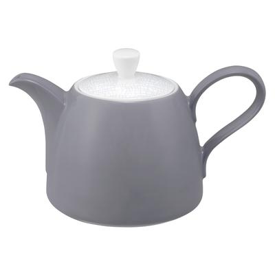 Kanne SELTMANN WEIDEN "Life Fashion", elegant grau, weiß, B:15,3cm H:15,1cm Ø:24,4cm, Porzellan, Kannen, für Tee oder Kaffee, Fassungsvermögen 1,4 Liter Image