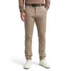 Chinohose TOM TAILOR, Herren, Gr. 34, Länge 30, beige braun zig zag structure, Obermaterial: 97% Baumwolle, 3% Elasthan, casual, slim fit lang, Hosen, mit dezenter Struktur