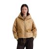 Outdoorjacke MARC O'POLO "aus recyceltem Polyester", Damen, Gr. 36, braun (pure sand), Obermaterial: 100% Polyester; Füllung: 100% Nicht verfügbar; Futter: 100% Baumwolle, unifarben, casual, relaxed fit, Langarm Rippbündchen, Jacken, Topseller