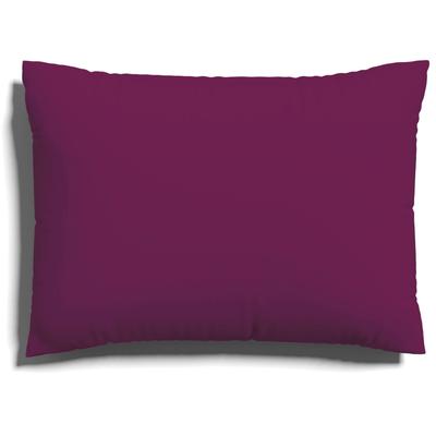 Kissenbezug SCHLAFGUT "EASY Jersey", lila (lila deep), B:60cm L:80cm, Jersey, Obermaterial: 100% Baumwolle, Kissenbezüge, Kissenhülle mit Reißverschluss, weich und saugfähig, Kissenbezug Image