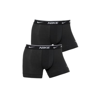Trunk NIKE UNDERWEAR "TRUNK 2PK", Herren, Gr. L (50), schwarz, Jersey, Obermaterial: 95% Baumwolle, 5% Elasthan, unifarben, körpernah, Unterhosen, mit Logo-Elastikbund Image
