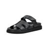 Pantolette PAVEMENT "Pavement Pantoletten Leder", Damen, Gr. 36, schwarz, Leder, casual, Schuhe
