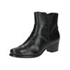 Stiefelette CAPRICE "Caprice Stiefelette Leder", Damen, Gr. 39, schwarz, Leder, casual, Schuhe