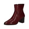 Stiefelette CAPRICE "Caprice Stiefelette Leder", Damen, Gr. 39, rot (bordeaux), Leder, casual, Schuhe