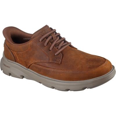 Skechers Arch Fit Garza Rowan Leder Herren Schnürschuhe in Dunkelbraun Image