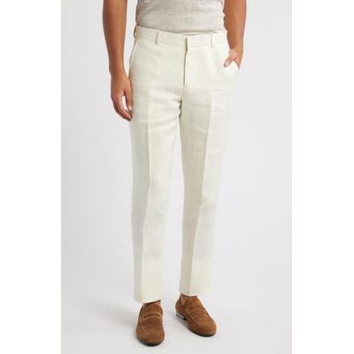 Henrik Trim Fit Italian Linen Suit Separate Pants - Natural - Nordstrom Pants