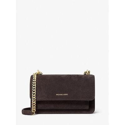 Mk Claire Large Suede Shoulder Bag