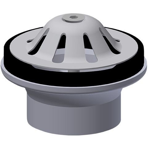 KWC Aquarotter Haubenablaufventil, CAMPUS, für Urinal, G 1 1/2B, 2030028476, 2030028476 2030028476 Image