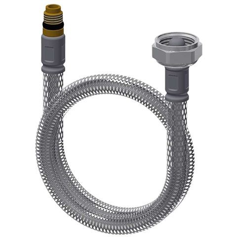 KWC Aquarotter Schlauch, F5, G3/8xM8x1, 520mm, DN6, Rückflussverhinderer, gerade, 2030041321, 203004 2030041321 Image
