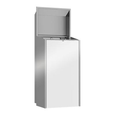 KWC Aquarotter Abfallbehälter, EXOS, Edelstahl, UP, 304x790x251 mm, Front ESG weiß, 30l, 2030034664 2030034664 Image
