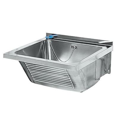 KWC Aquarotter Waschtrog, SIRIUS, Edelstahl, 470x240x430 mm, Ablauf mittig, 2000057085 2000057085 Image