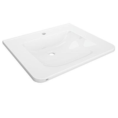 KWC Aquarotter Einzelwaschtisch, MEDCARE, MIRANIT, 650x150x550 mm, weiß, Hahnloch, 2030072430 2030072430 Image