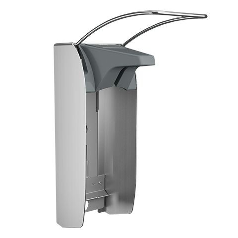 KWC Aquarotter Spender, MEDCARE, Edelstahl, AP, 94x321x230 mm, f. 1000ml, Hebel 230 mm, 3600003341 3600003341 Image