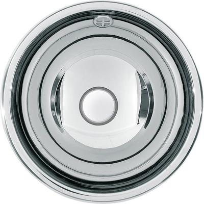 KWC Aquarotter Rundbecken, RONDO, Edelstahl, 340x142 mm, Überlauf, hochglanz, 2000056337 2000056337 Image