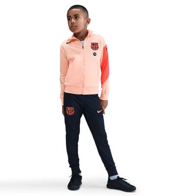 Barcelona Nike Strike Trainingsanzug – Purpurrot – Kinder Image
