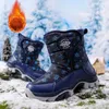 Winter Outdoor Kinder Schnee Stiefel Prinzessin Elegante Mädchen Schuhe Wasserdichte Jungen Stiefeletten Kinder Warm Halten Plüsch Stiefel Neue