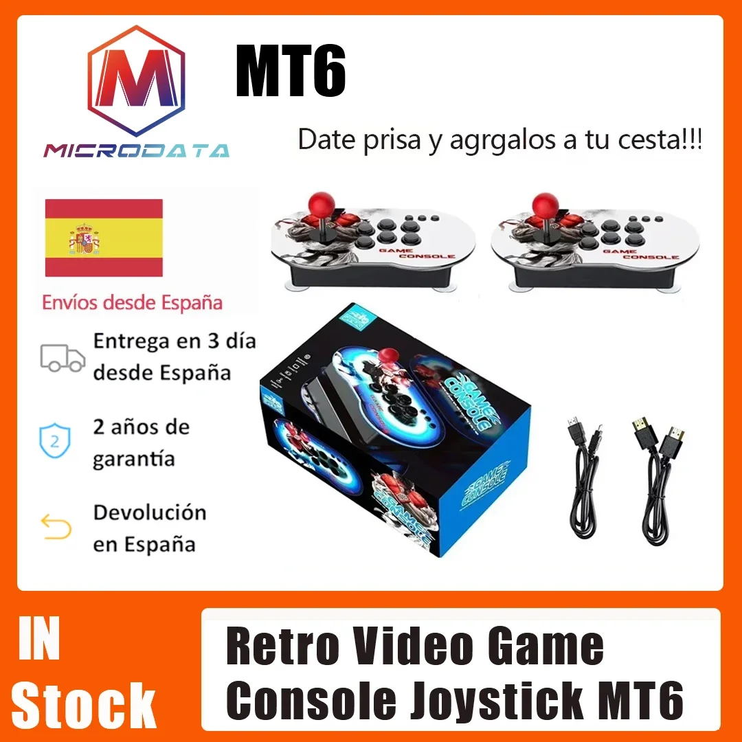 Retro Videospielkonsole Joystick MT6/M9 Retro Videospiel PS1 Double Battle Wireless Controller Konsole Arcade Game,15000