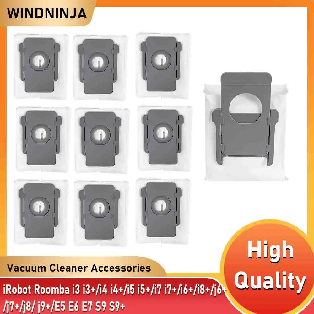 Staubbeutel für iRobot Roomba i3 i3+/i4 i4+/i5 i5+/i7 i7+/i6+/i8+/j6+/j7+/j8/ j9+/E5 E6 E7 S9 S9+ Zubehör Ersatz Staubbeutel Image