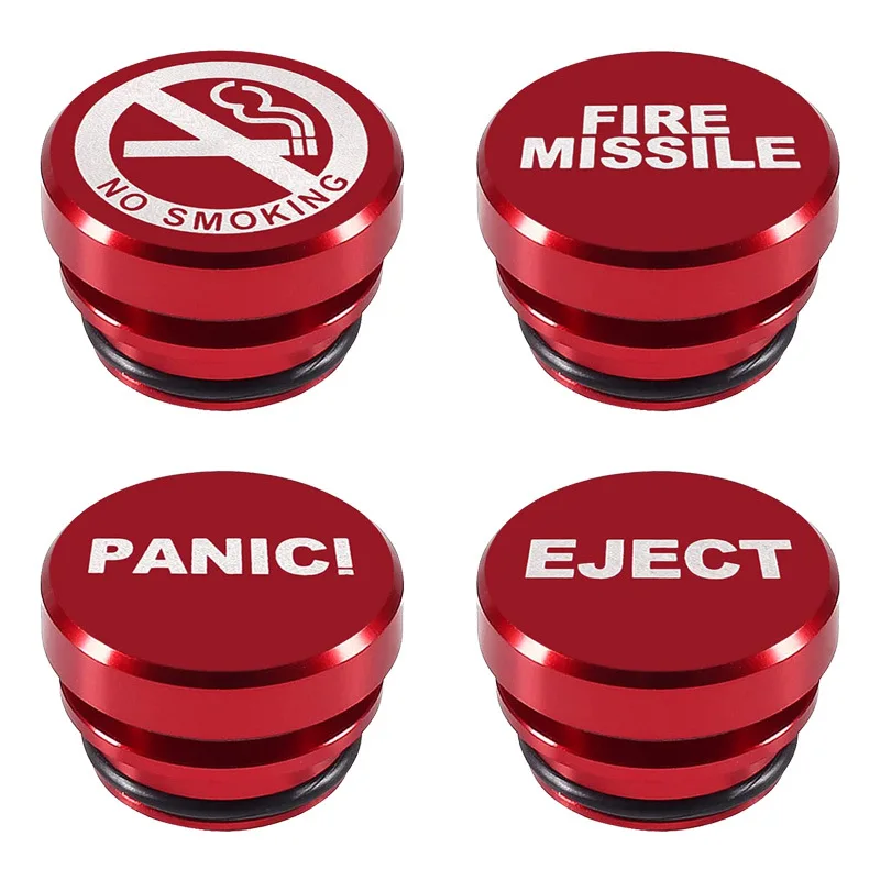 Auto Steckdose Zigarette Leichter Abdeckung Buchse Stecker Universal 12V Kein Rauchen Feuer Raketen Auswurf Taste Auto Innen Zubehör Image