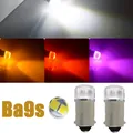2/4x Ba9s Lampada di segnalazione Led T4W 2835 Chip per luci da tetto per auto Luci da specchio Luci targa 6000K Bianco ba9s Led 12V