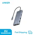 Hub USB C Anker, doppio monitor per docking station 11 in 1, porte dati USB-C e USB-A da 10 Gbps, HDMI 4K e DisplayPort
