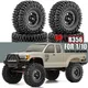 New CNC 1.9" Beadlock Wheel Aluminum and 1.9 RC Crawler Tires for SCX10 SCX10 II III Redcat Gen 8 Traxxas TRX4 Axial